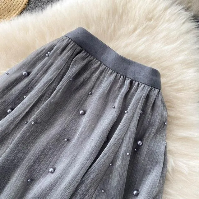 Pearl Organza Skirts