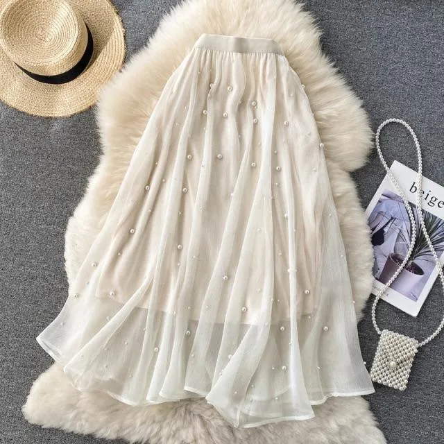 Pearl Organza Skirts