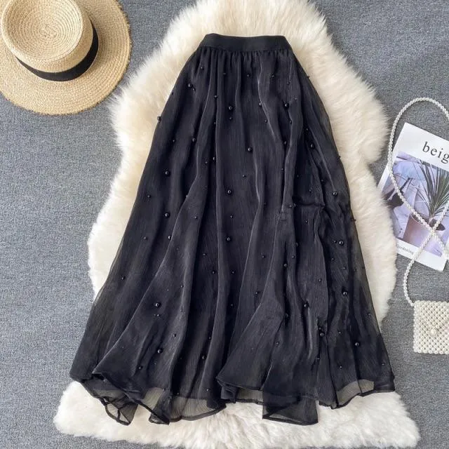 Pearl Organza Skirts
