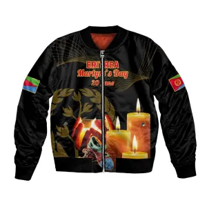 Personalised 20 June Eritrea Martyrs Day Bomber Jacket Glory To Our Martyrs LT14