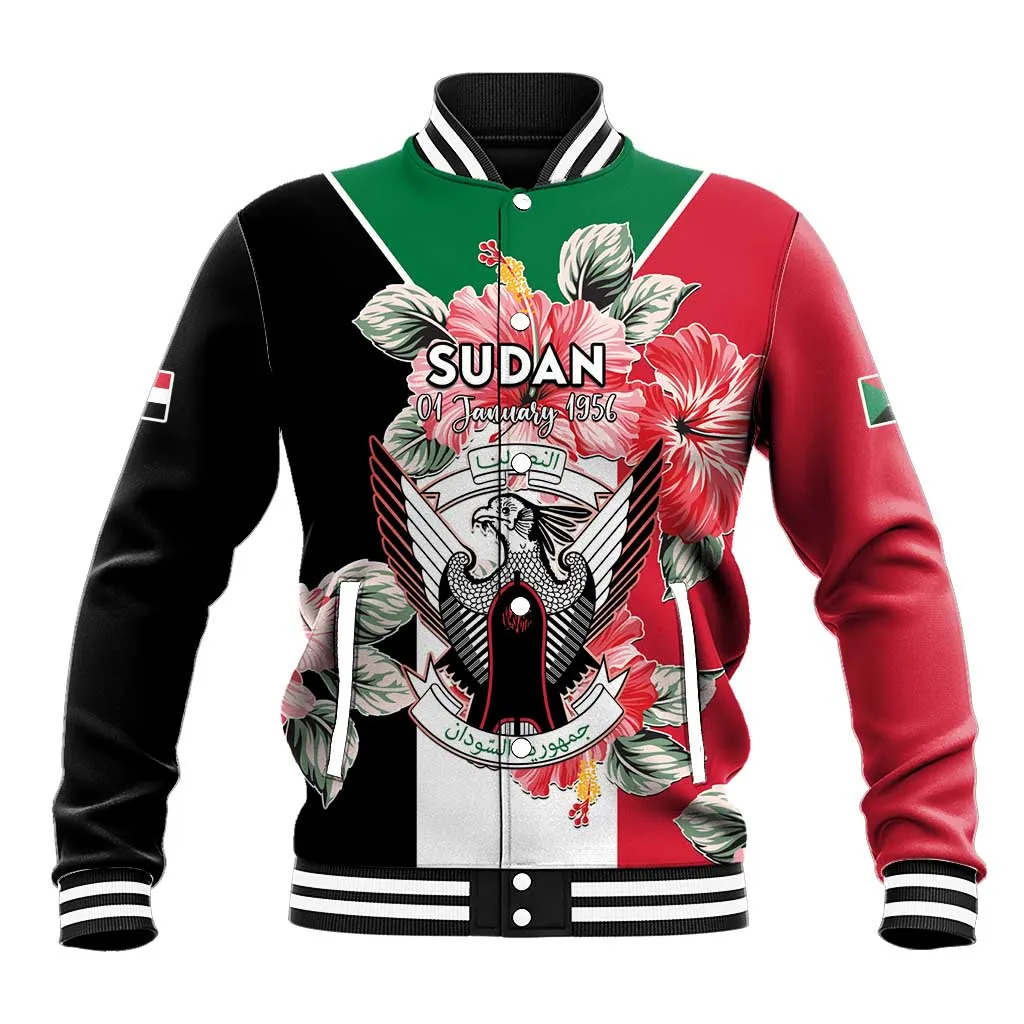 Personalized Afro Sudan Baseball Jacket Happy Independence Day LT15