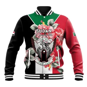 Personalized Afro Sudan Baseball Jacket Happy Independence Day LT15