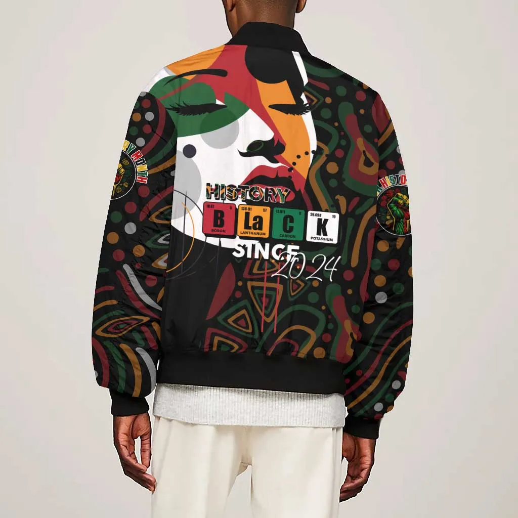 Personalized Black History Month Bomber Jacket Since 2024 Chemistry Style DT02