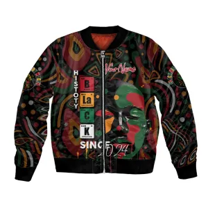 Personalized Black History Month Bomber Jacket Since 2024 Chemistry Style DT02