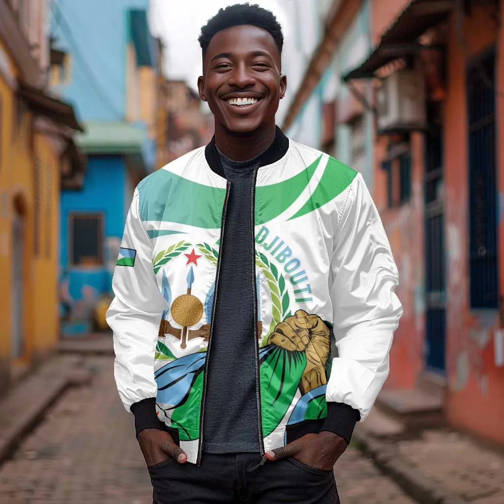 Personalized Happy Djibouti Bomber Jacket Independence Day LT15