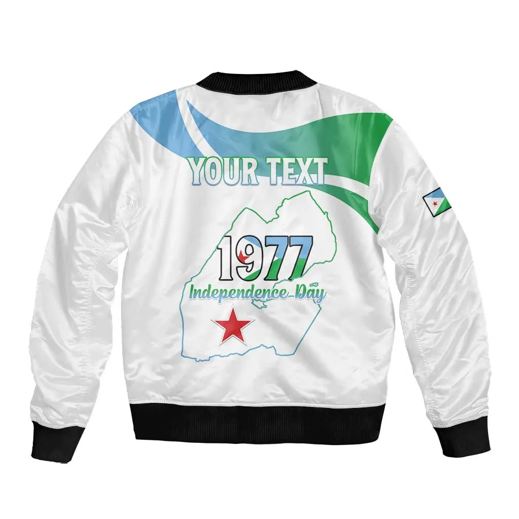Personalized Happy Djibouti Bomber Jacket Independence Day LT15