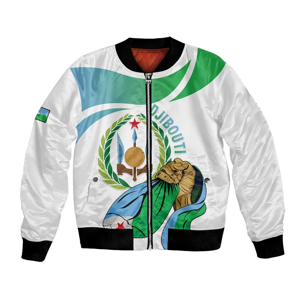 Personalized Happy Djibouti Bomber Jacket Independence Day LT15