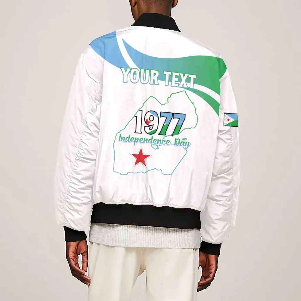 Personalized Happy Djibouti Bomber Jacket Independence Day LT15