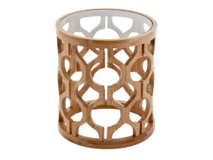 PIEDMONT ACCENT TABLE - NATURAL WOOD