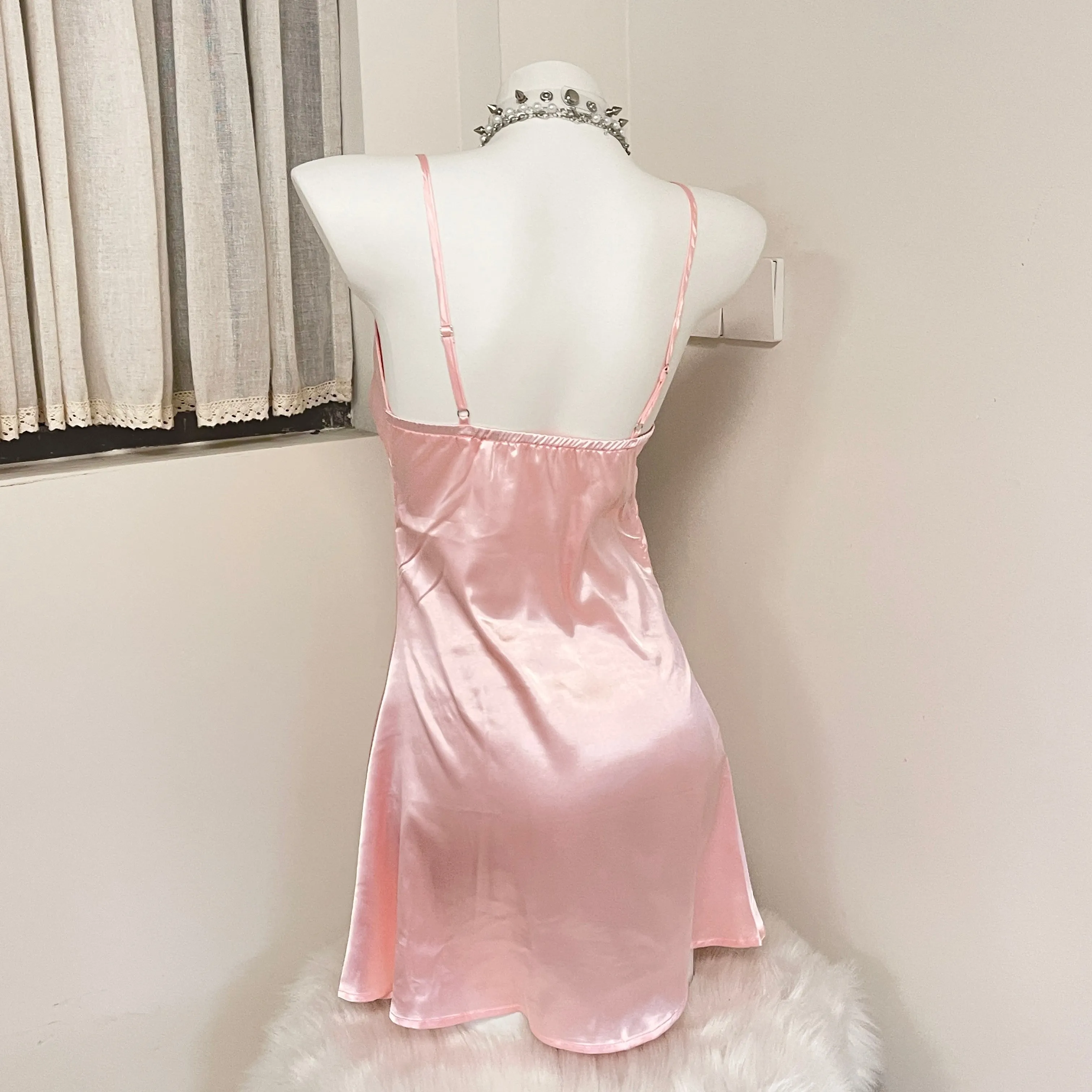 Pink Suspender Dress UB98634