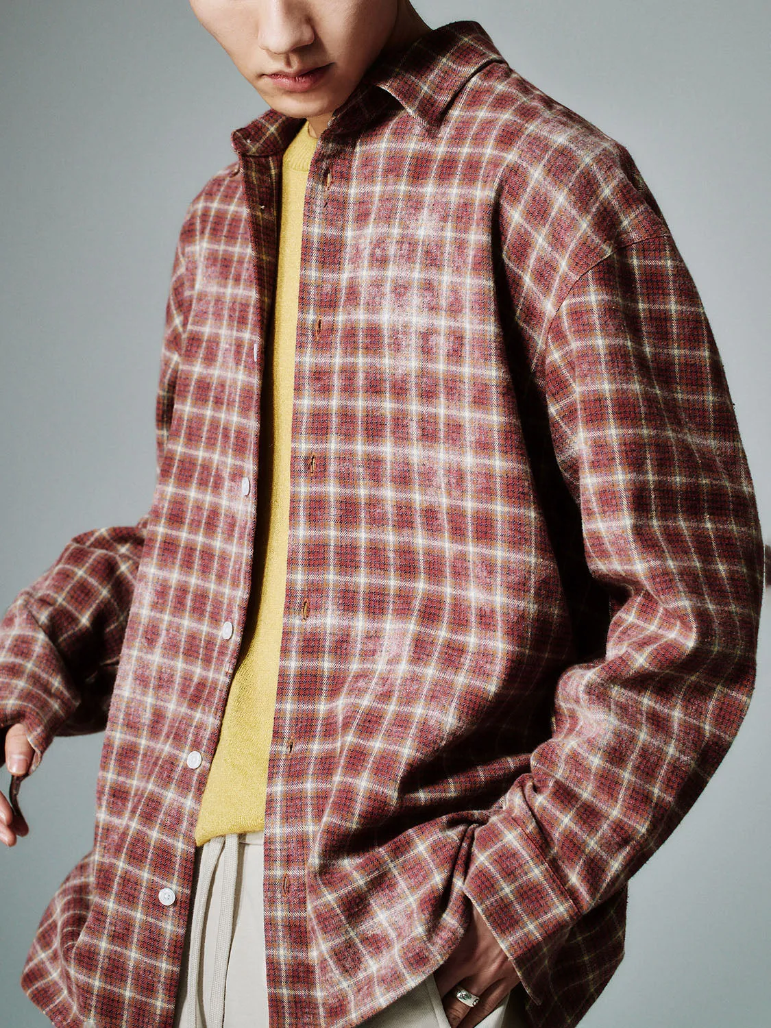 Plaid Loose Shirts