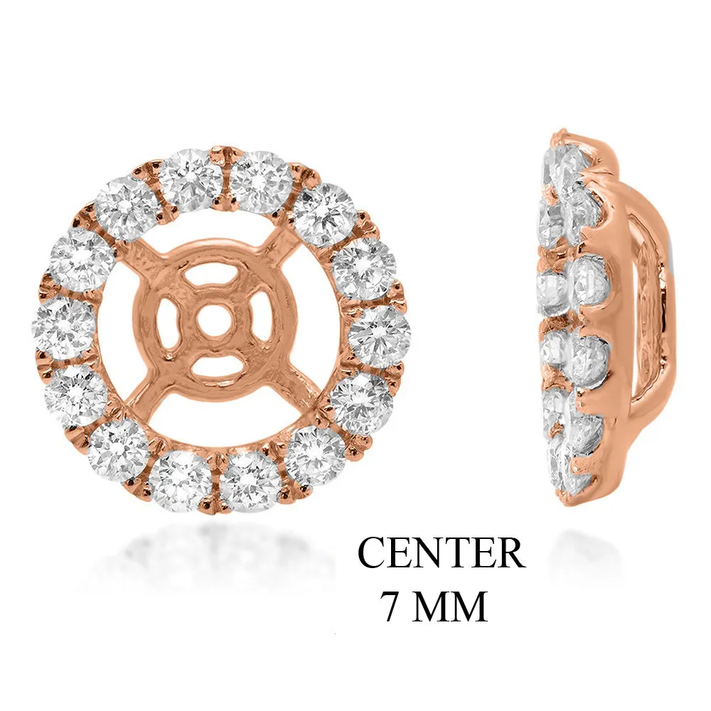 PMI 14W@1.9 32RD1@0.74 7MM ROUND EARRING JACKETS