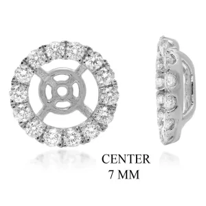 PMI 14W@1.9 32RD1@0.74 7MM ROUND EARRING JACKETS