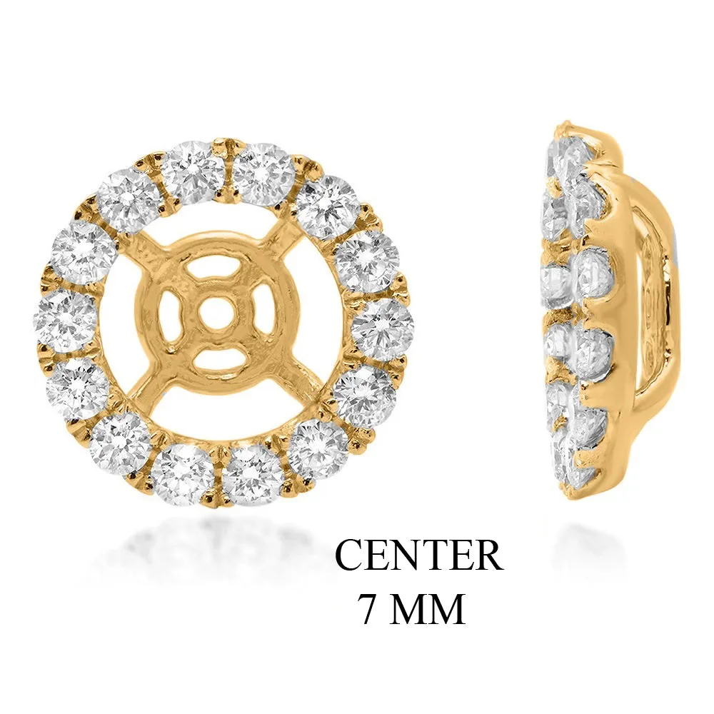 PMI 14W@1.9 32RD1@0.74 7MM ROUND EARRING JACKETS