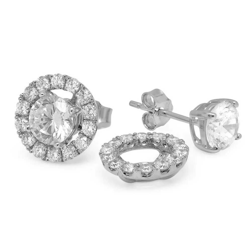 PMI 14W@1.9 32RD1@0.74 7MM ROUND EARRING JACKETS