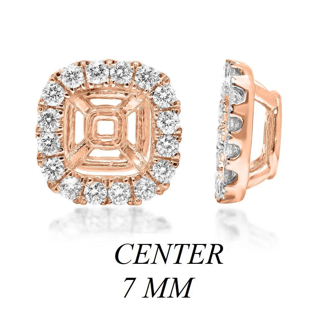 PMI 14W@3.4 36RD1@0.70 7MM CUSHION EARRING JACKETS