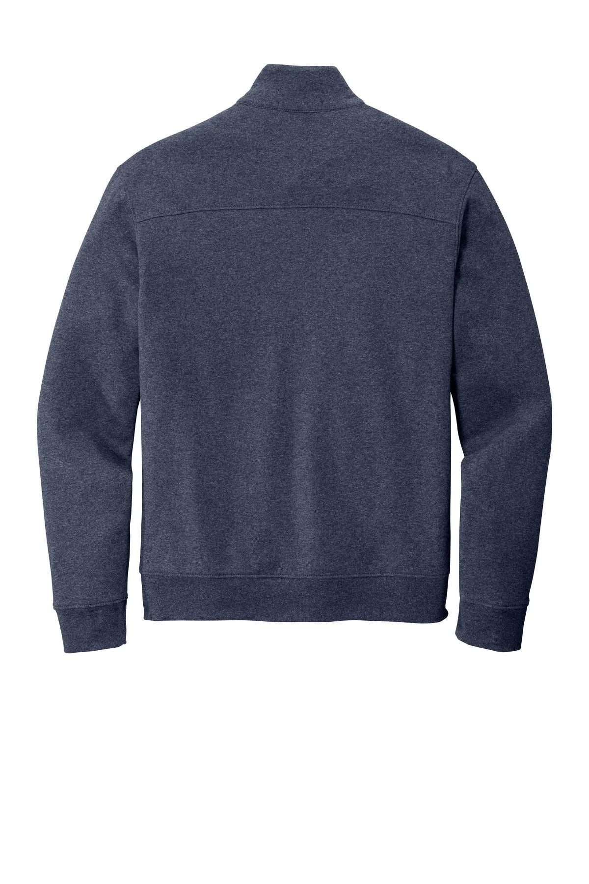 Port Authority  Interlock Full-Zip. K809 Estate Blue Heather/ Charcoal Heather