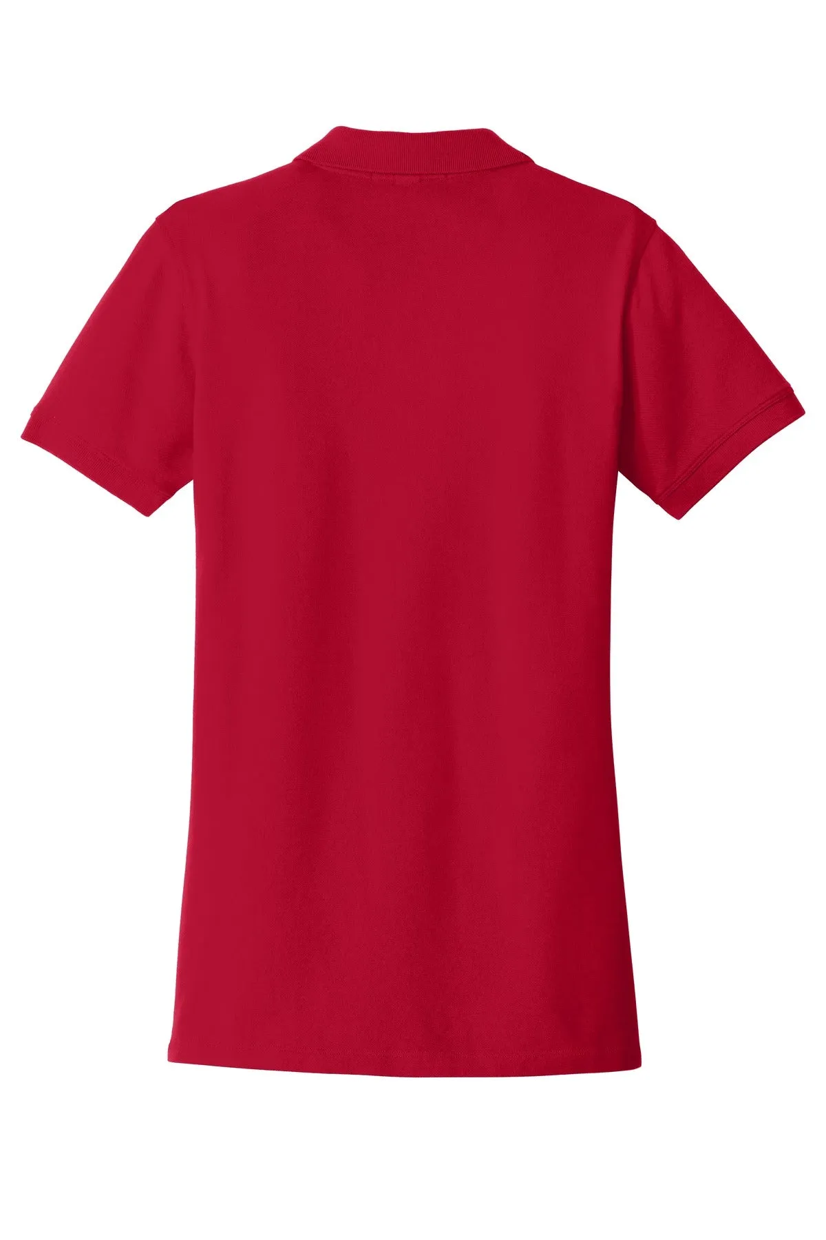 Port Authority Women's EZCotton Polo. LK8000 Apple Red