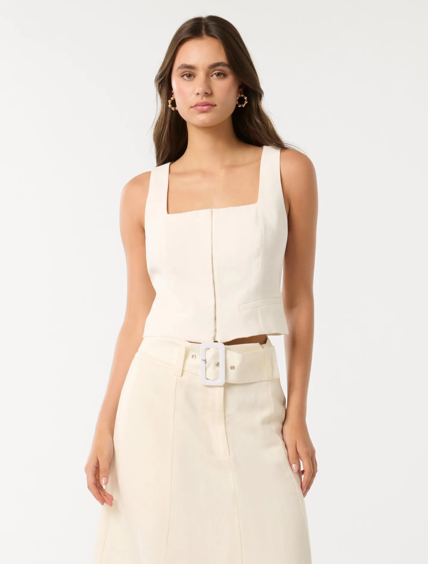 Posey Square Neck Waistcoat