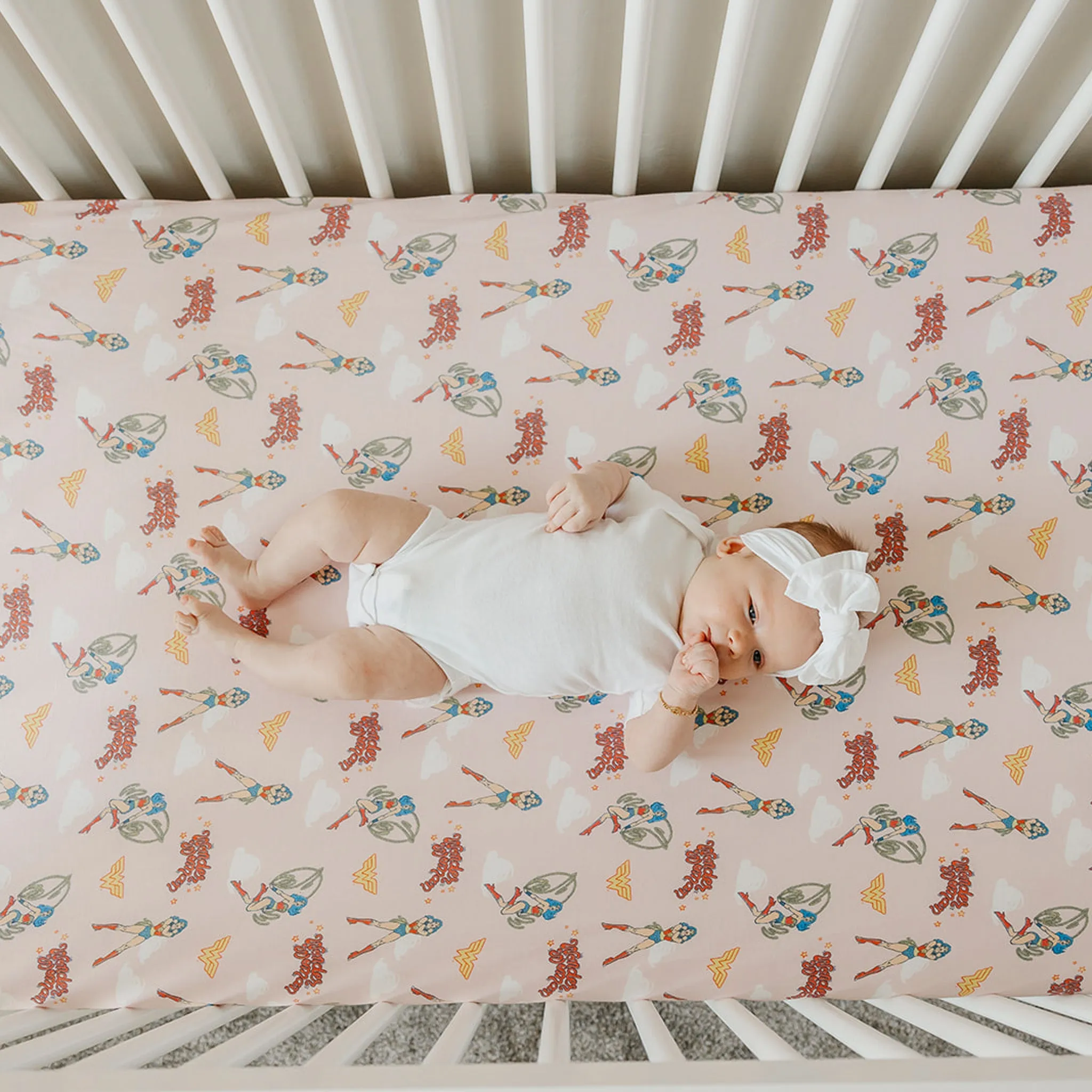 Premium Knit Fitted Crib Sheet - Wonder Woman™