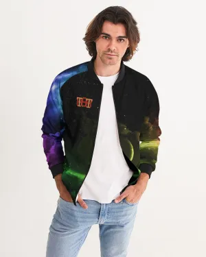 Pride 2022 Men's Rainbow Clouds Bomber Jacket