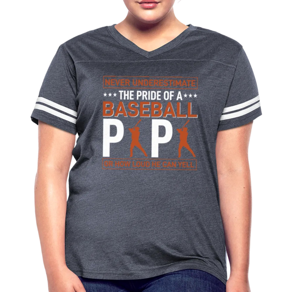 PRIDE OF BASEBALL Women’s Vintage Sport T-Shirt