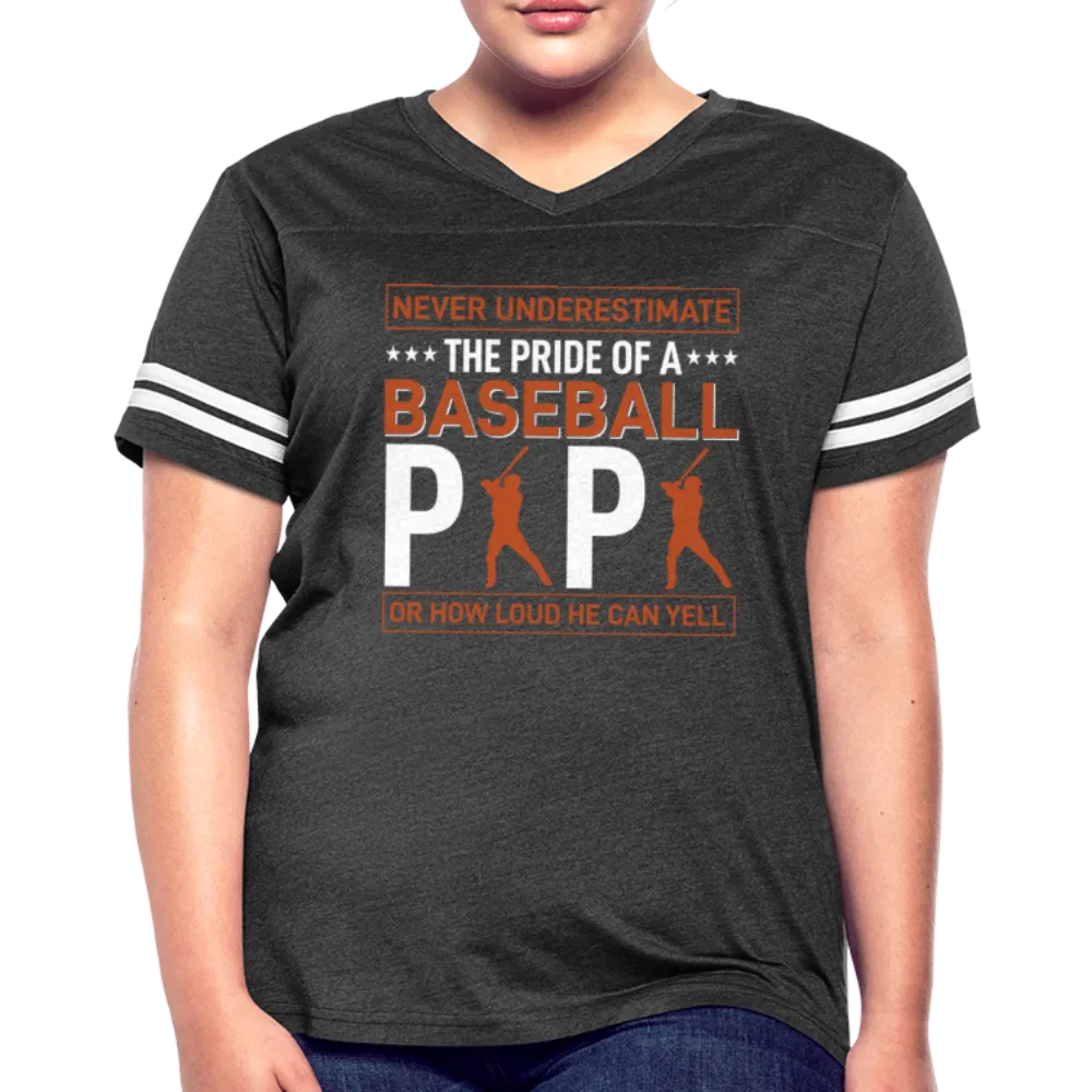 PRIDE OF BASEBALL Women’s Vintage Sport T-Shirt