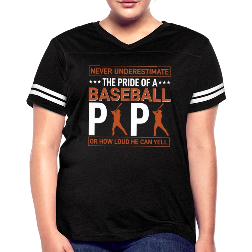 PRIDE OF BASEBALL Women’s Vintage Sport T-Shirt