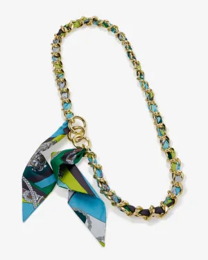 Print Chain Belt Gold