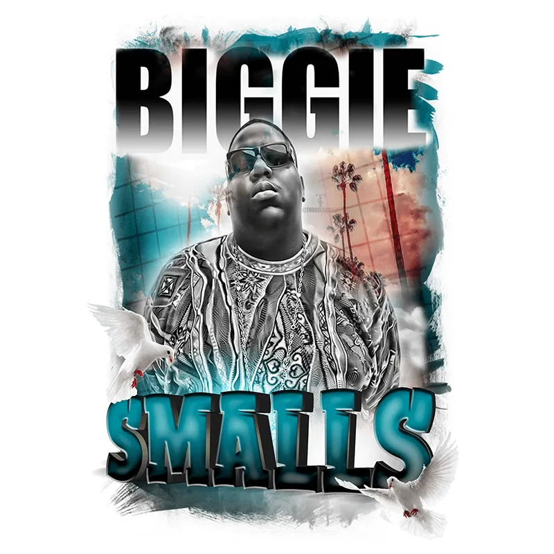Pro Club Biggie Smalls Digital printed Tee