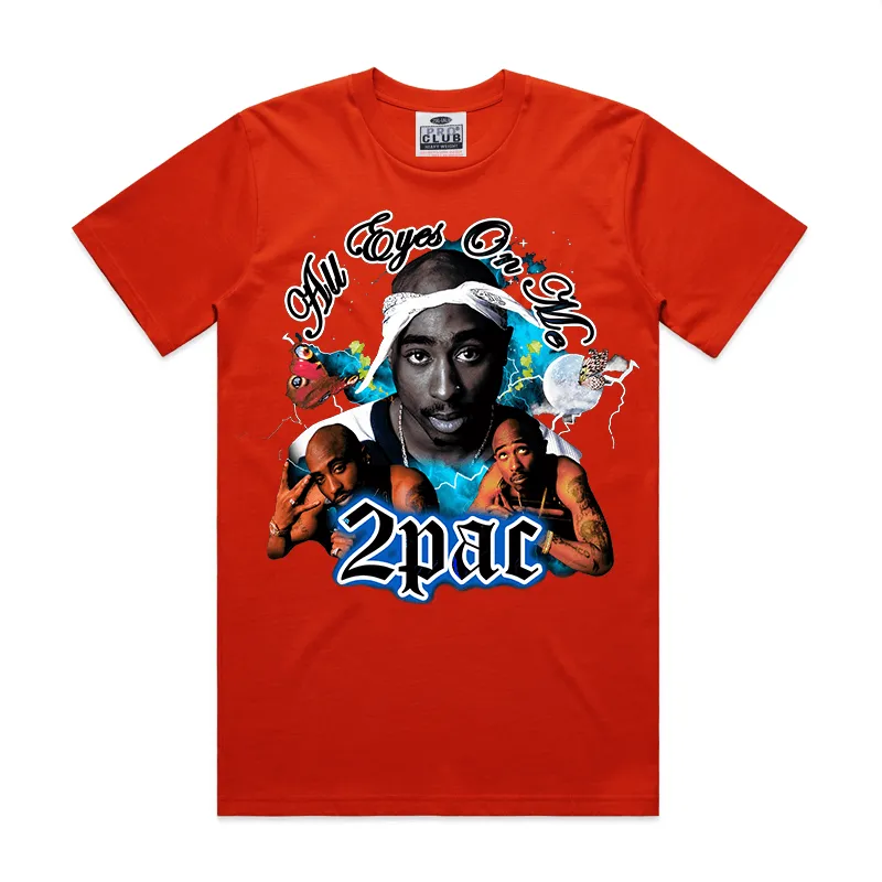 PRO CLUB HEAVYWEIGHT 2PAC ALL EYES ON ME DIGITAL PRINTED TEE