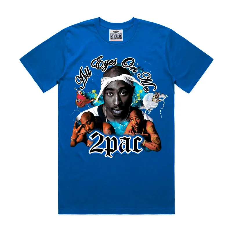 PRO CLUB HEAVYWEIGHT 2PAC ALL EYES ON ME DIGITAL PRINTED TEE