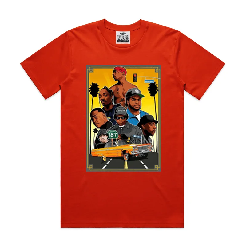 Pro Club Rappers Digital printed Tee