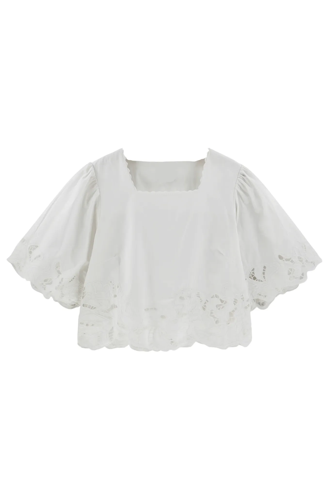 Provence Cutwork Top