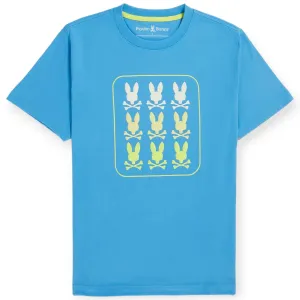 Psycho Bunny Men  Barker Graphic Tee (Cool Blue)
