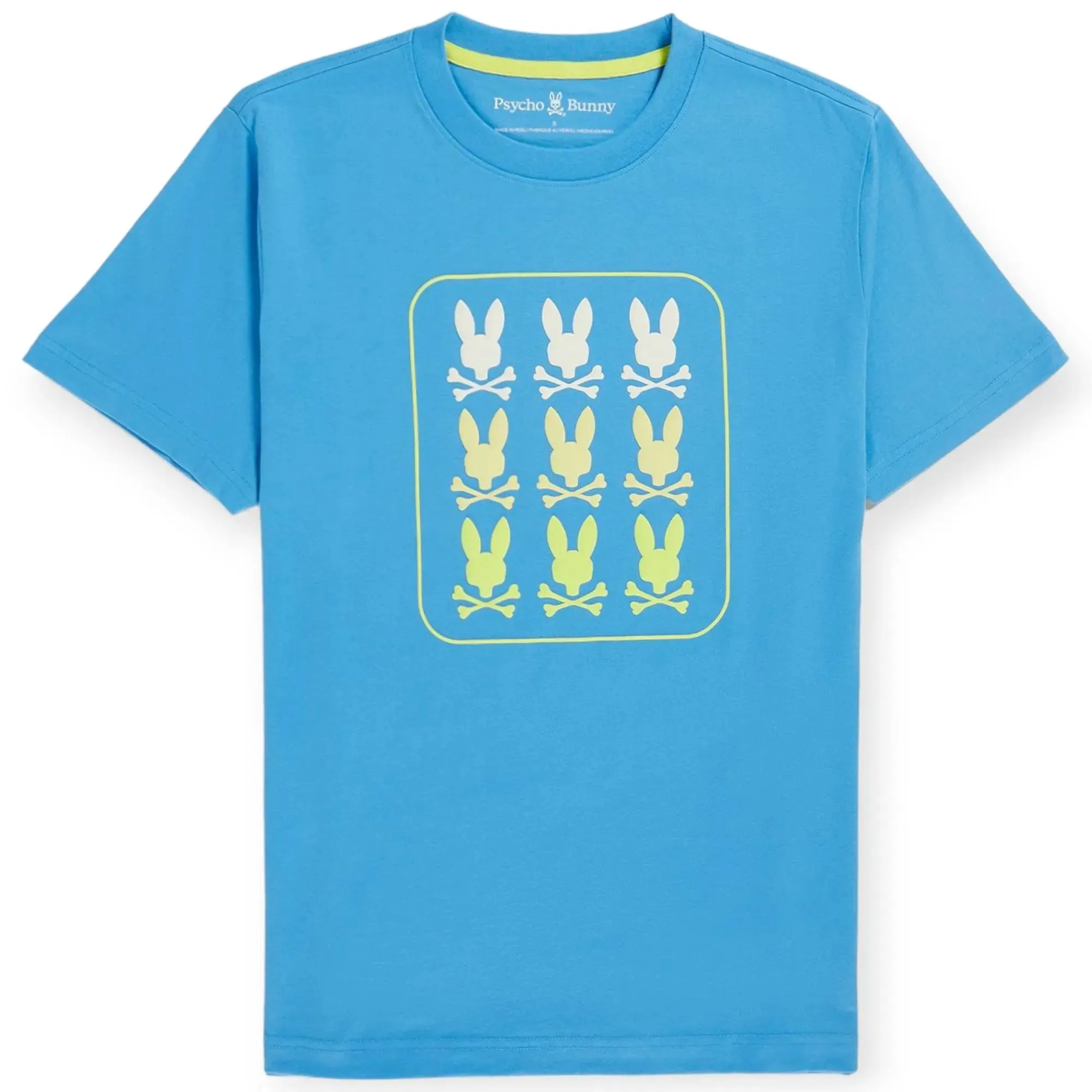 Psycho Bunny Men  Barker Graphic Tee (Cool Blue)