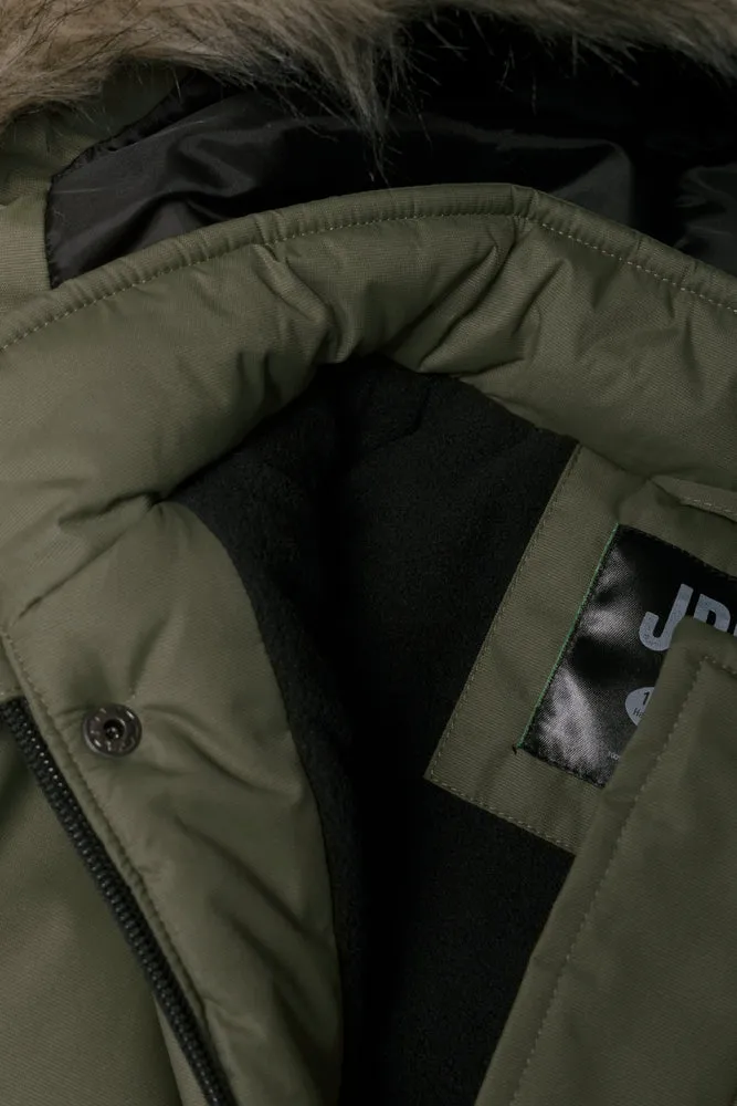 Puffer Parka Jacket Green
