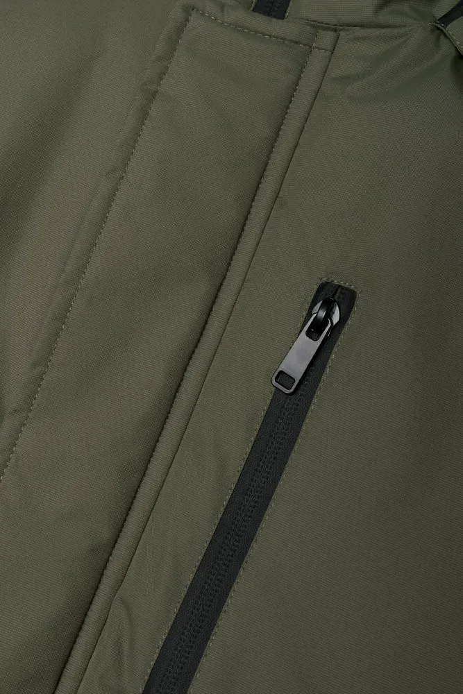 Puffer Parka Jacket Green