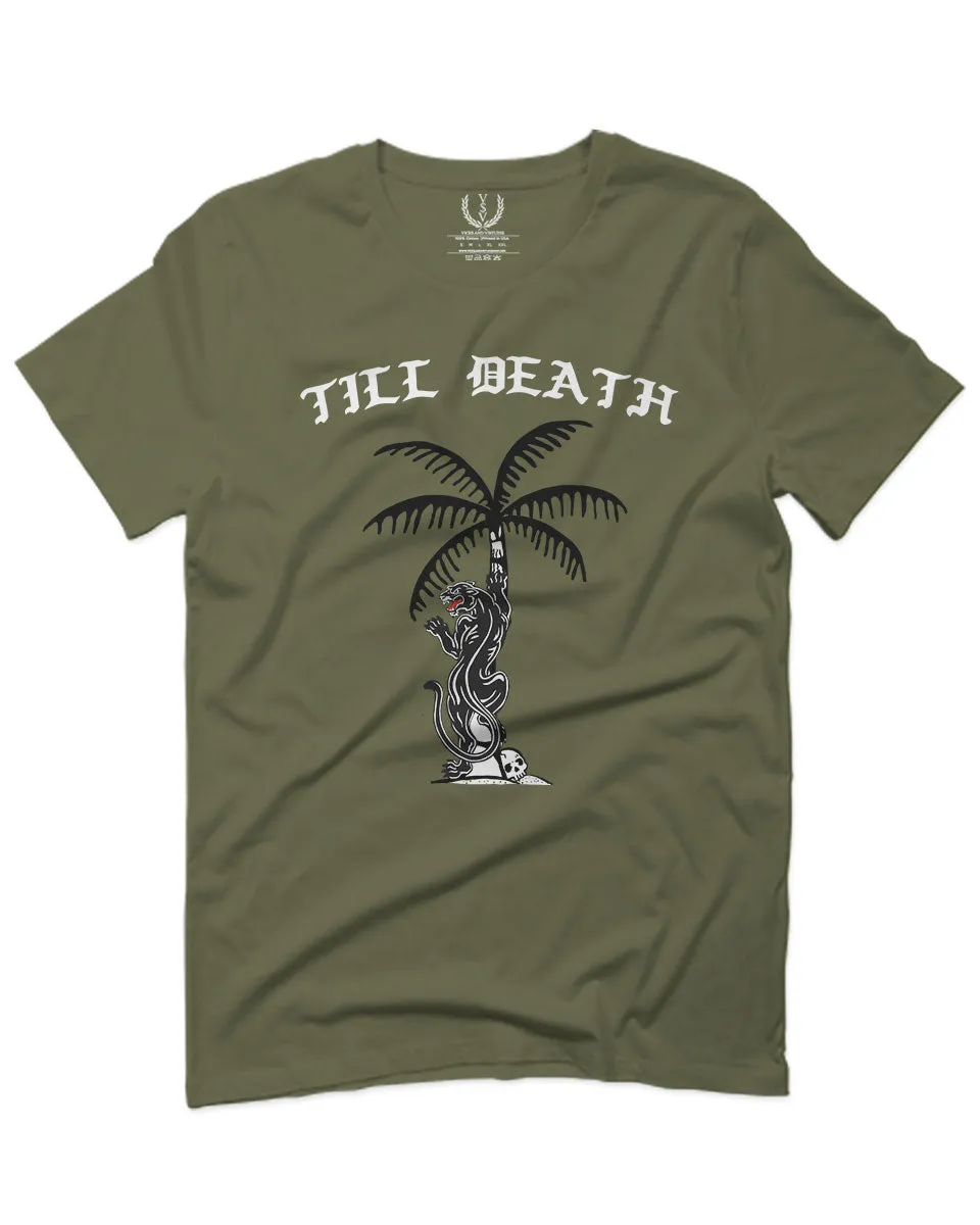 Puma Summer Palm Tattoo Cool obei Society Graphic Street Good Vibe Till Death For men T Shirt