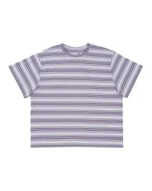 Purple Stripe Boxy Beta Tee