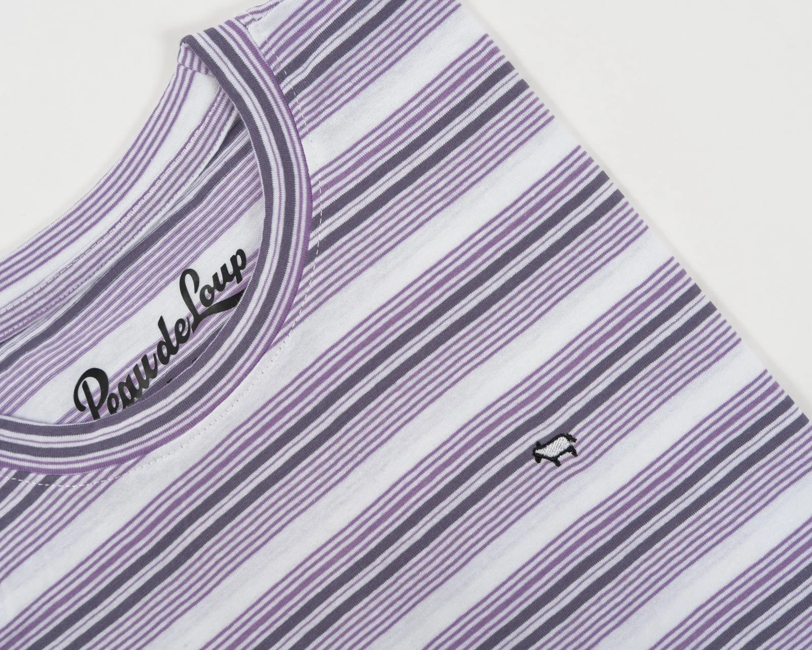 Purple Stripe Boxy Beta Tee