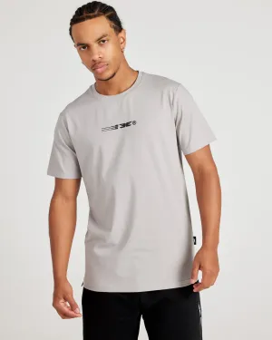 Pursuit Fitted Tee - Light Grey