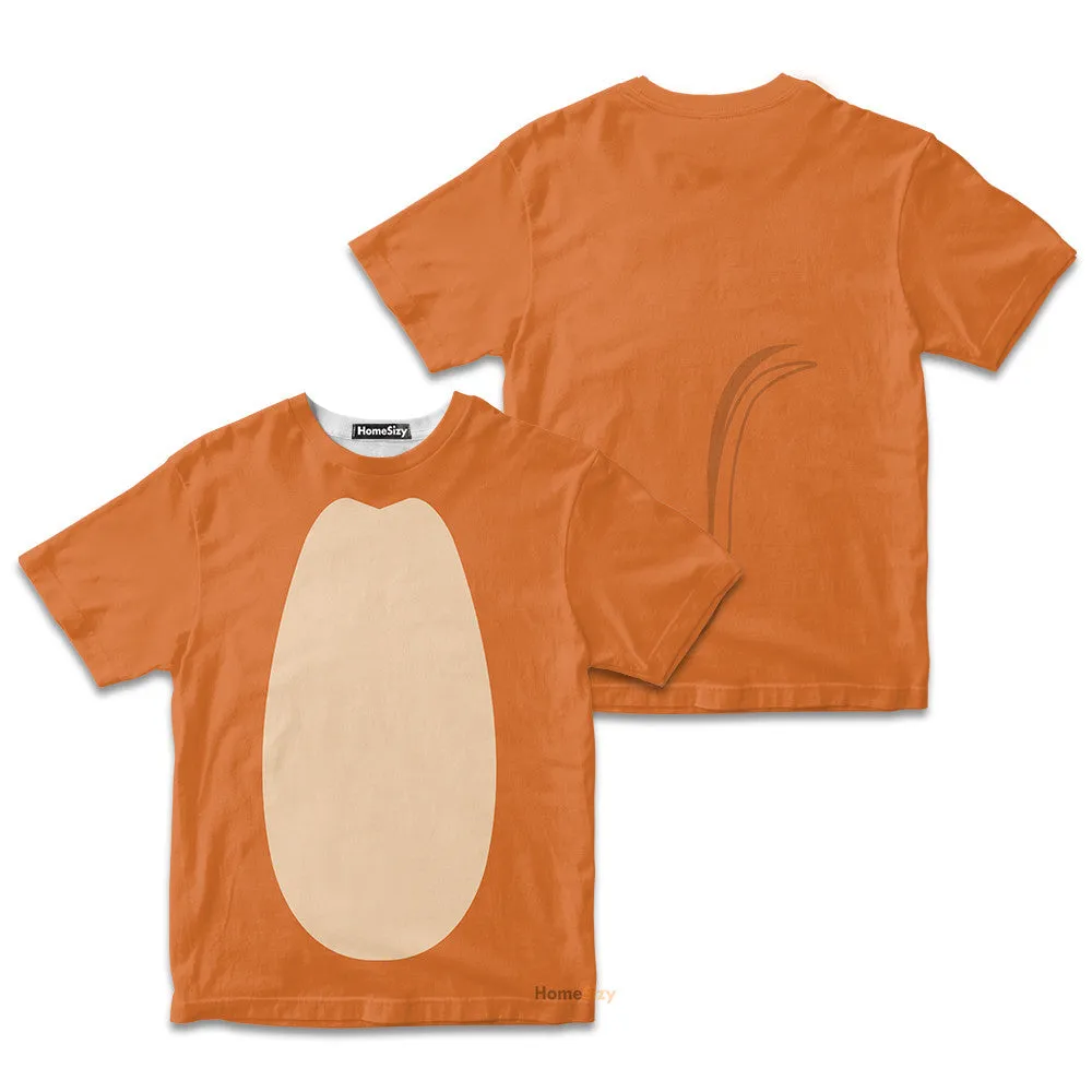 QT208171Zc Tom And Jerry Jerry Custom Cosplay Costume Kid Tshirt