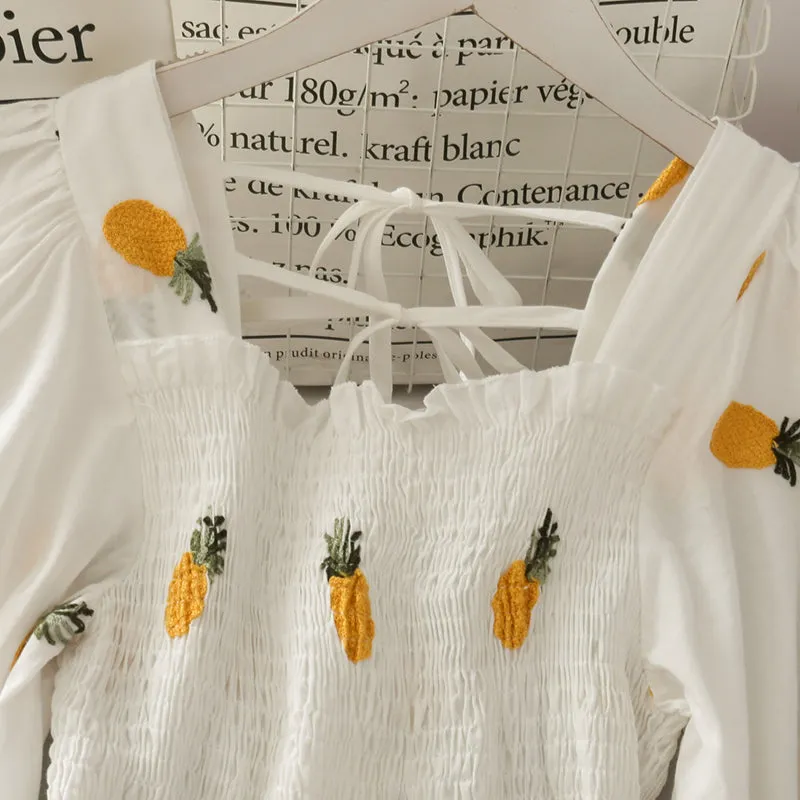 "PINEAPPLE STRAWBERRY CHERRY" DRESS N050101