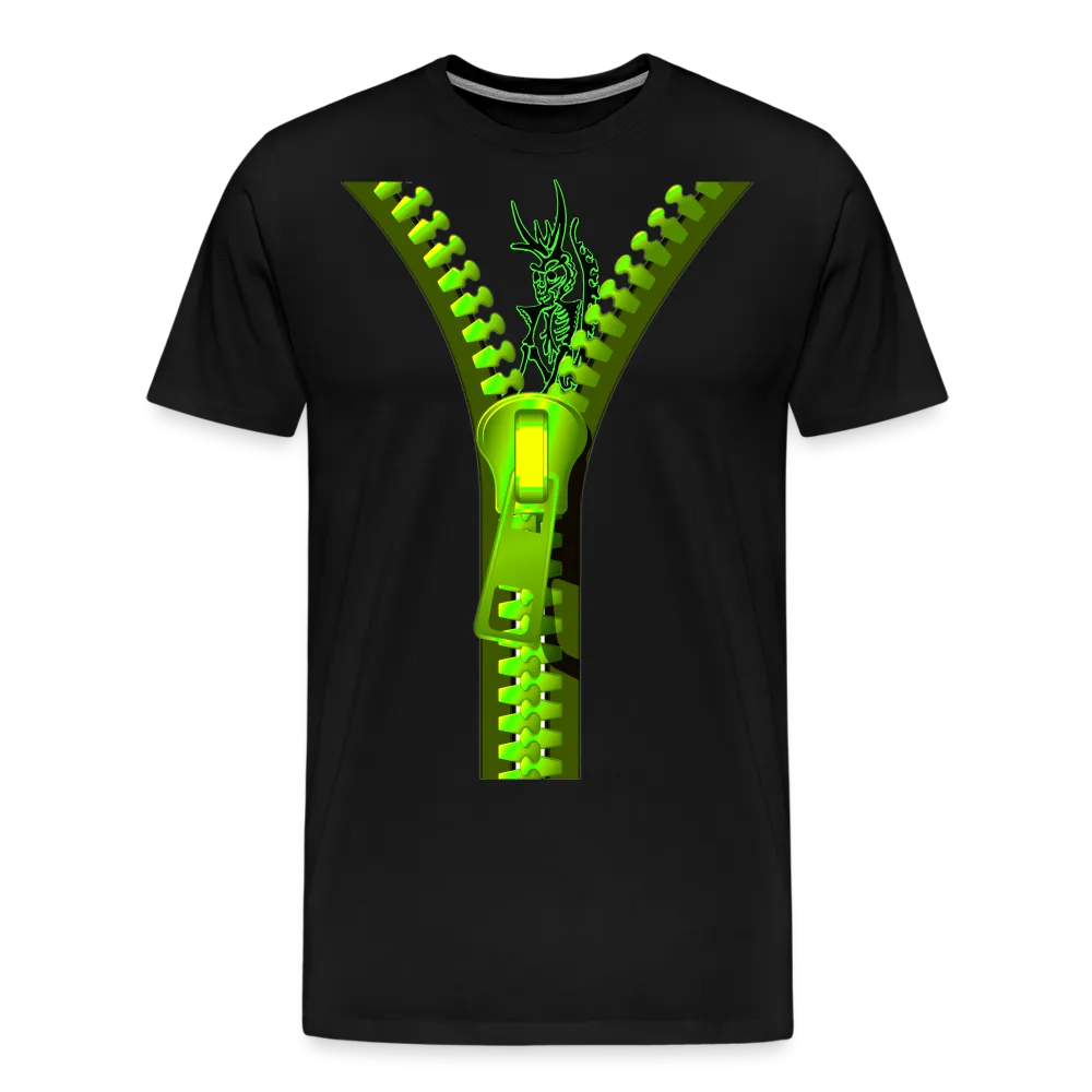 "UNZZZIPED" Men's Premium T-Shirt