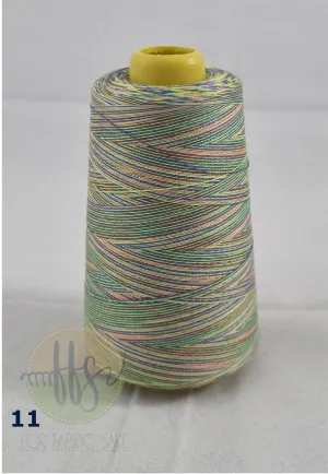 Rainbow Overlocking Thread - NO 11- 3000 yards /2740 meters