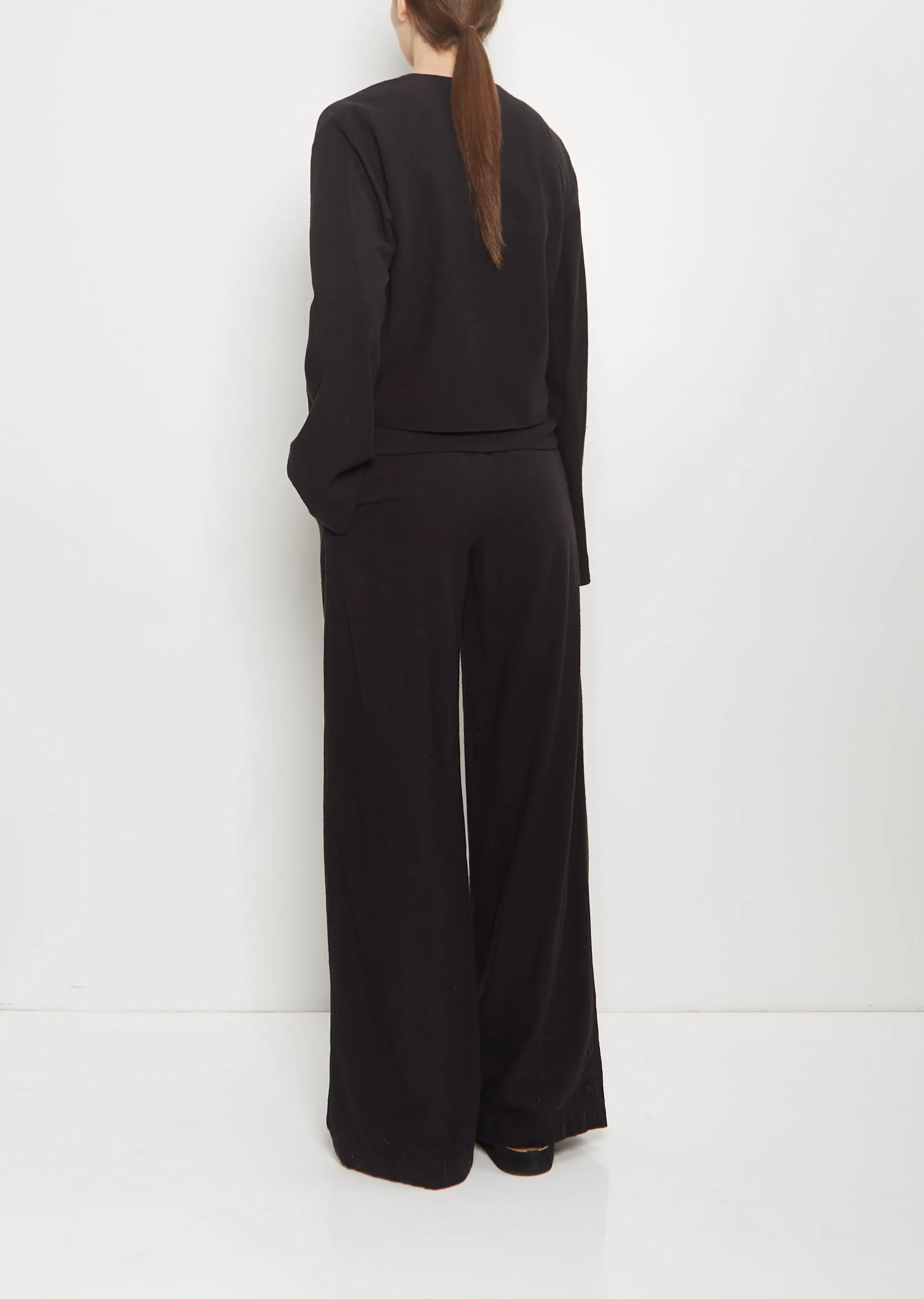 Raw Silk Wrap Jacket