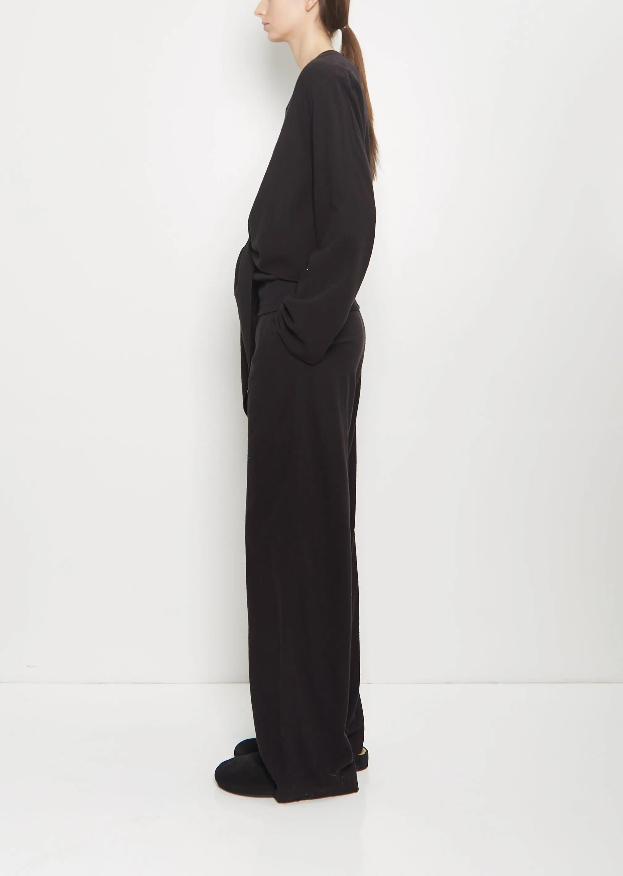 Raw Silk Wrap Jacket