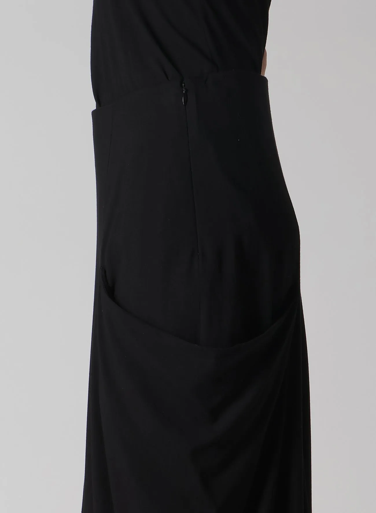 RAYON/CAMBRIC LEFT CLOTH SKIRT