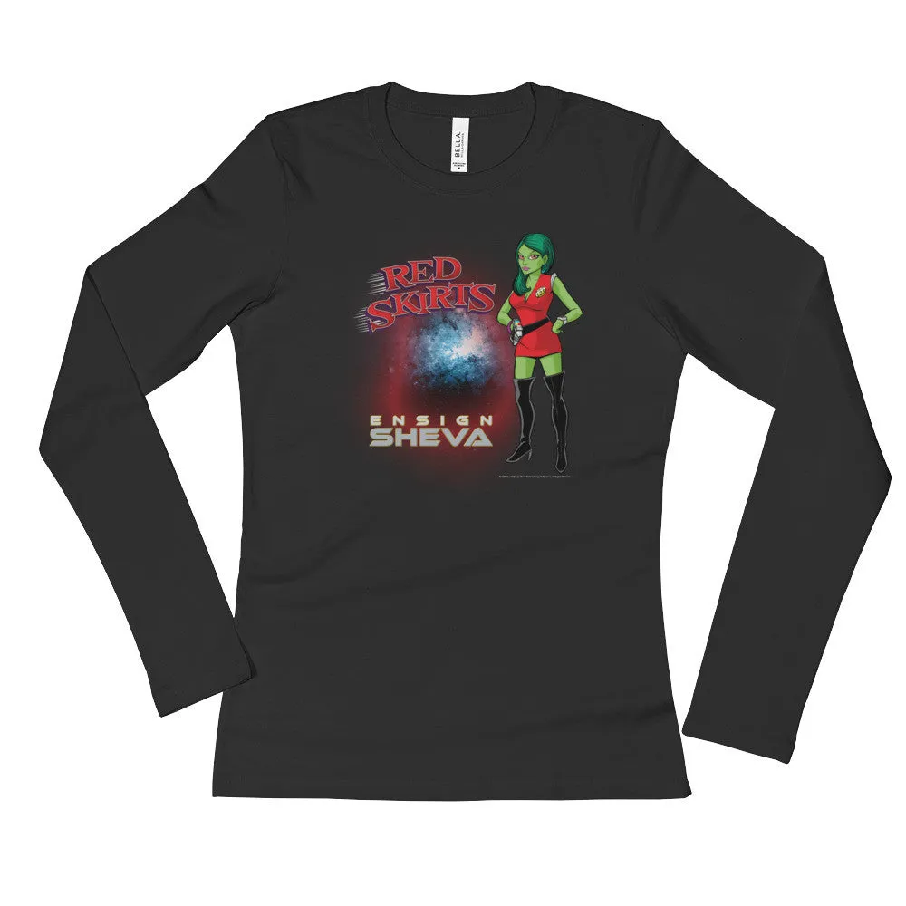 Red Skirts: Ensign Sheva Fitted Long Sleeve T-Shirt